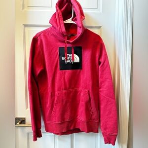 The North Face Hooded Red Sweatshirt